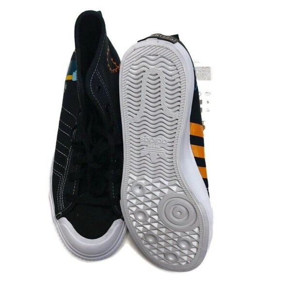 Adidas The Simpsons x Nizza HI RF J Casual Sneakers Mens 6 Pranks On Moe GZ3538 - Picture 8 of 9